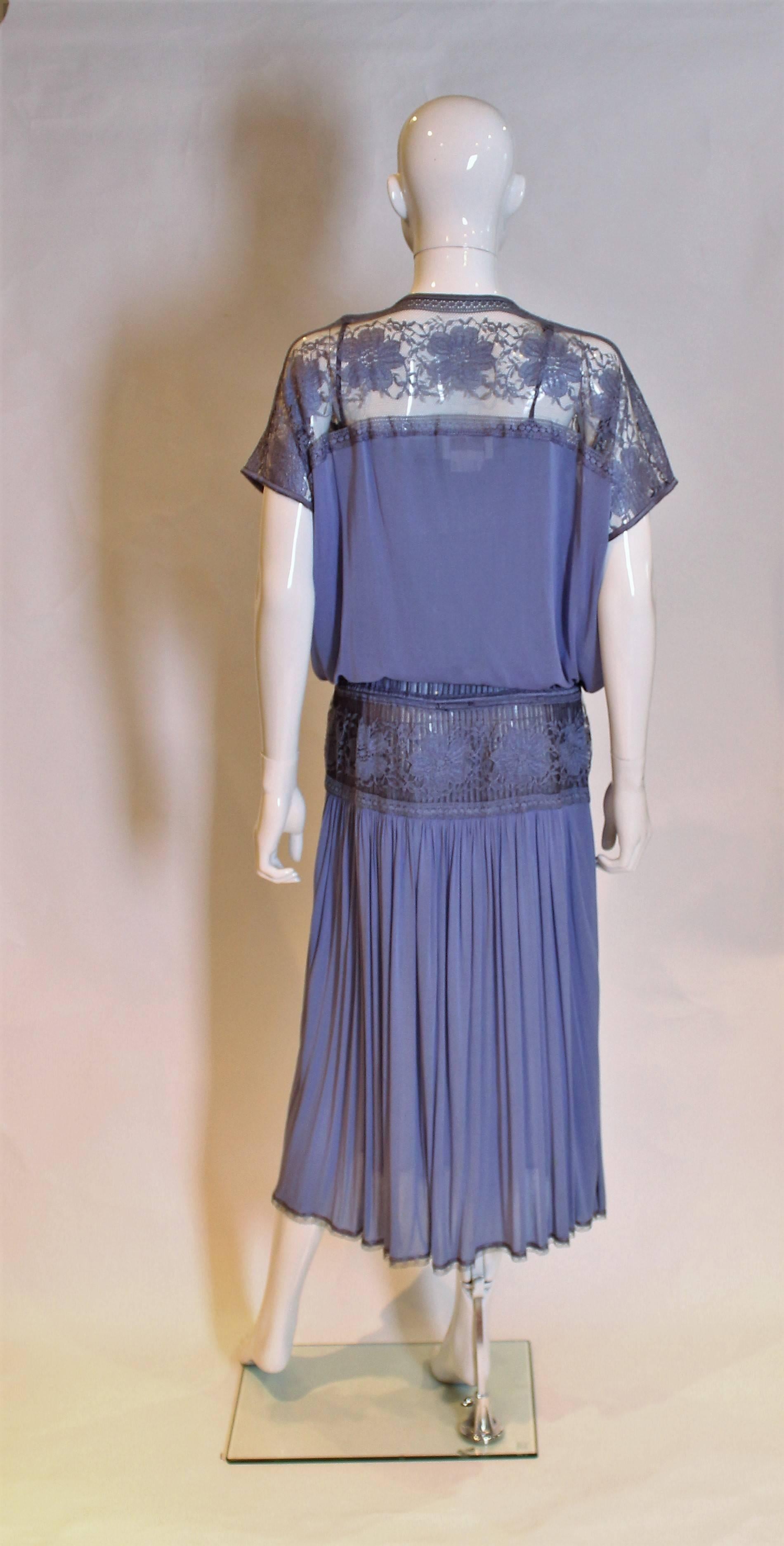 Black Janice Wainwright Lavender Dress and Jacket
