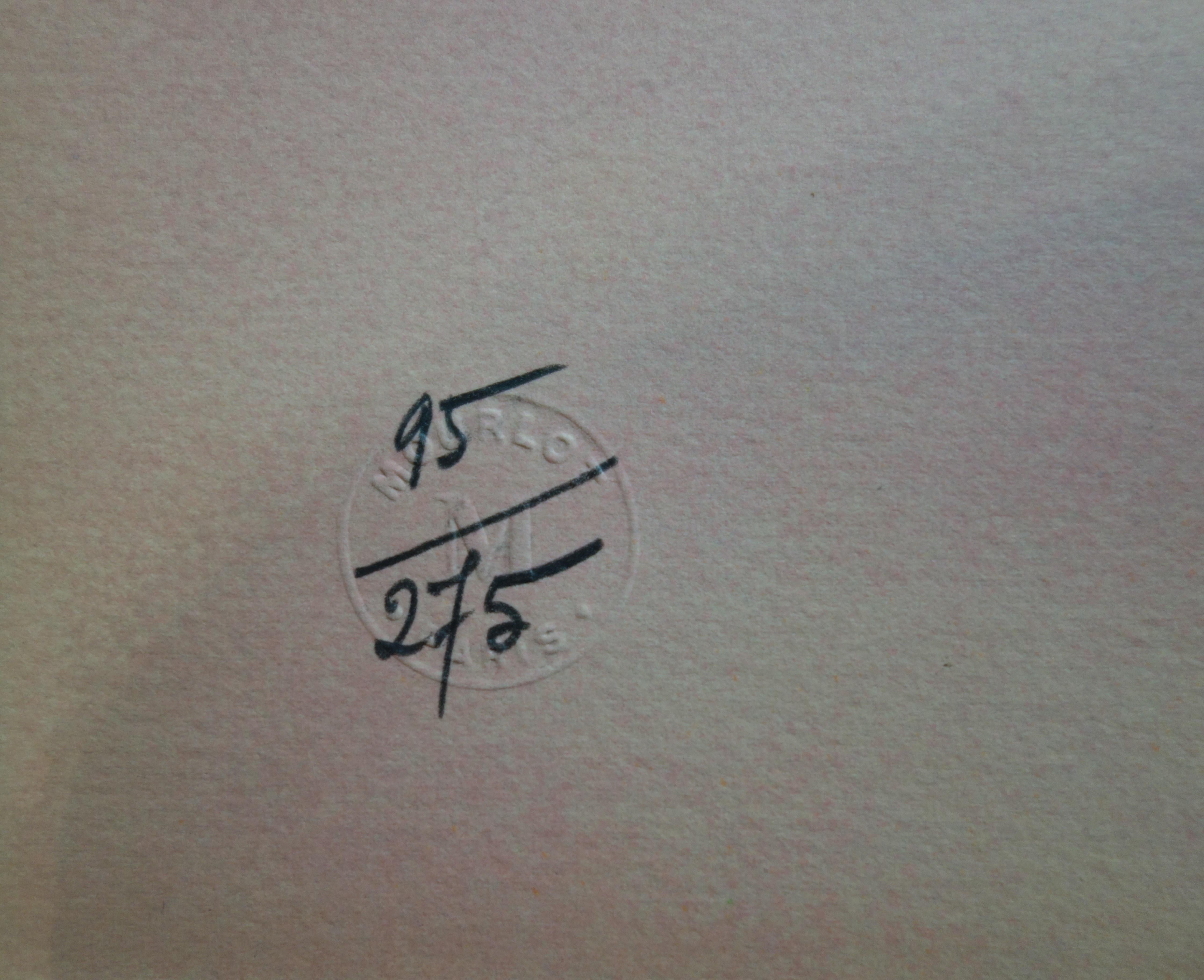 Janick LEDERLE
Bunter Markt

Original-Lithographie
Handsigniert mit Bleistift
Nummeriert auf /275 Exemplare
Auf Vellum 54 x 75 cm (ca. 21,2 x 29,5 in)

Ausgezeichneter Zustand