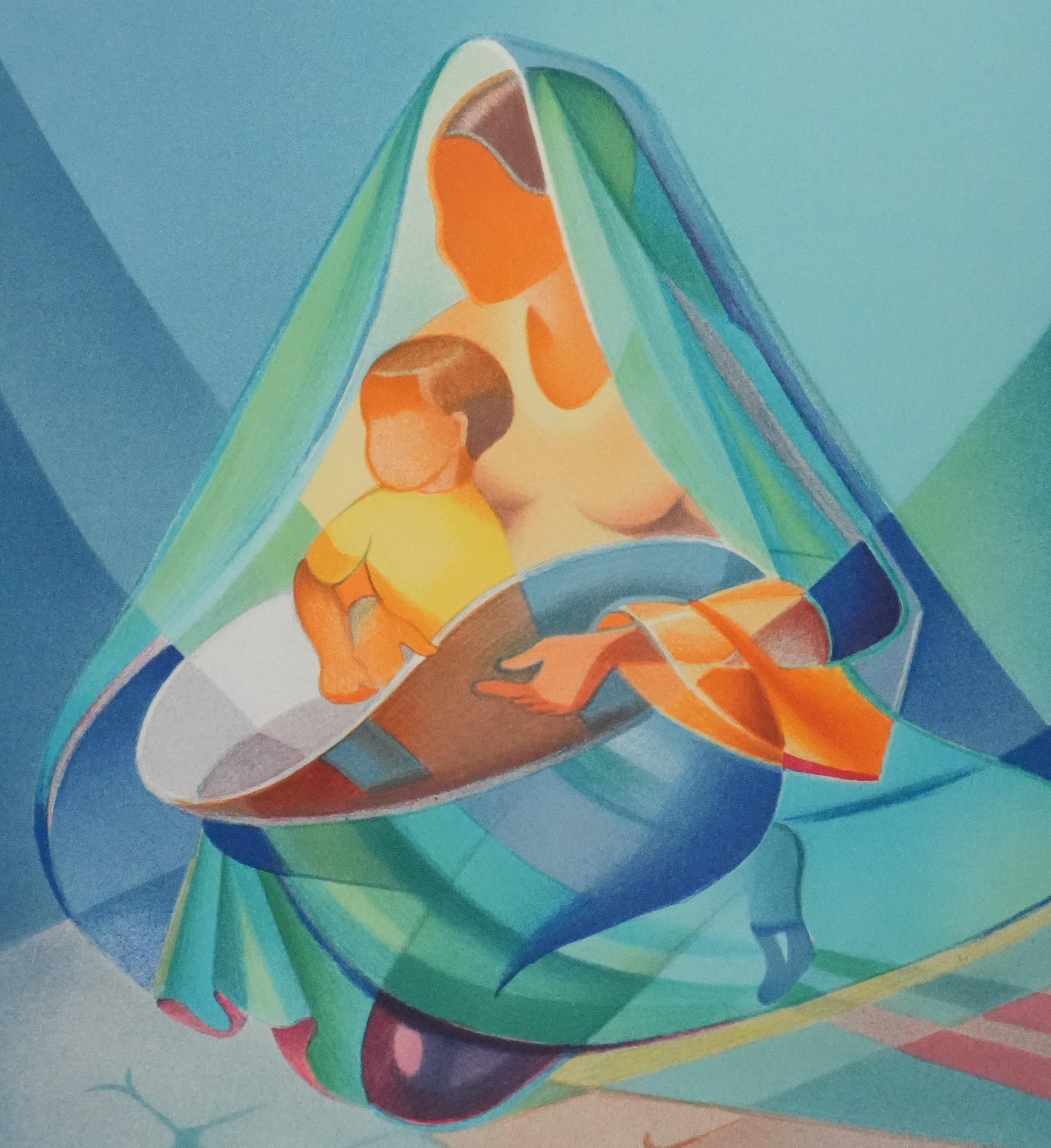 Janick LEDERLE
Maternity

Original lithograph (Mourlot)
Handsigned in pencil
Limited /275 copies
On vellum 54 x 38 cm (c. 21.2 x 14.9 in)

Excellent condition