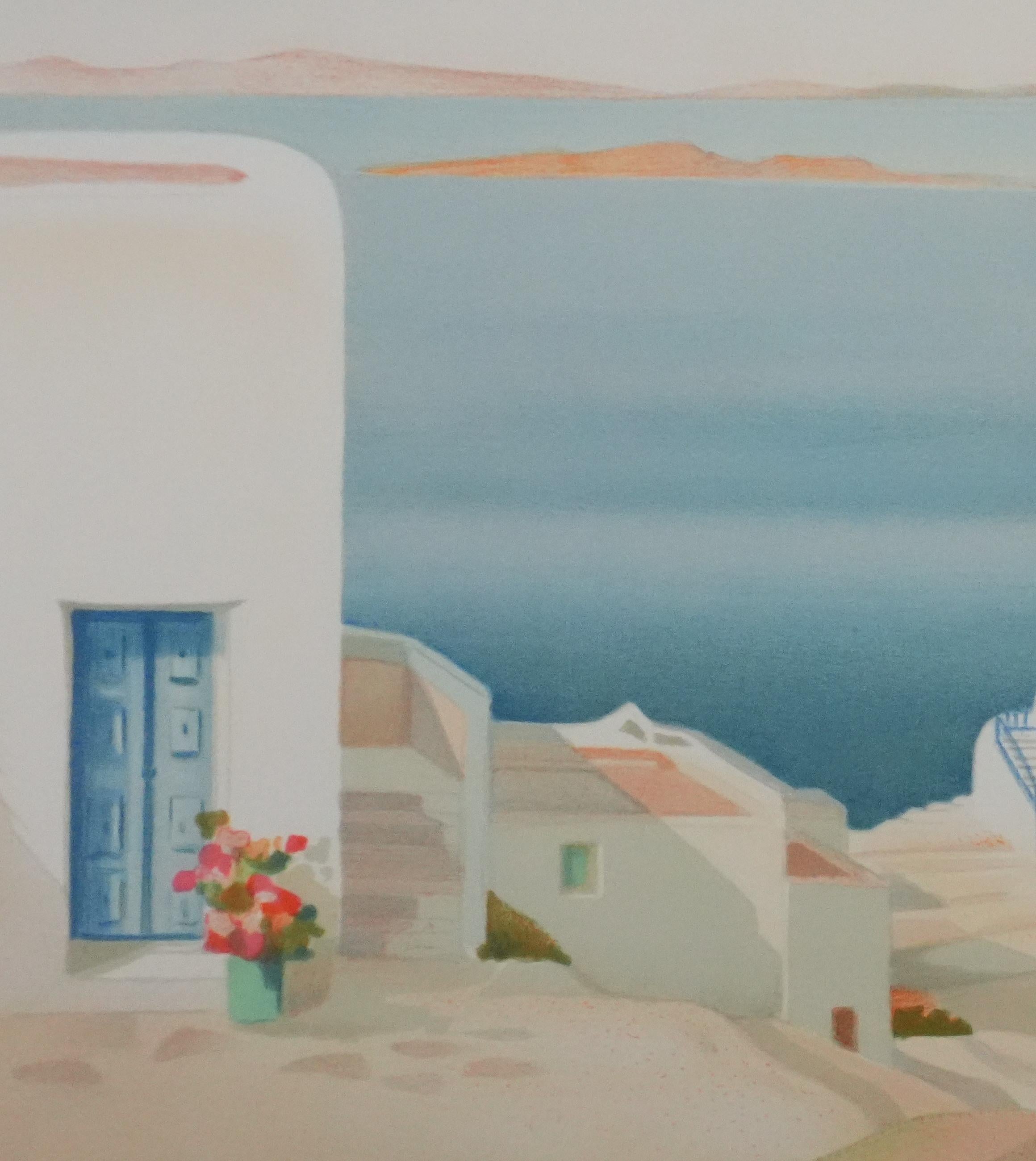 Janick LEDERLE
On the Greek Island

Original lithograph (Mourlot)
Handsigned in pencil
Numbered on /275 copies
On vellum 54 x 69 cm (c. 21.2 x 27.1 in)

Excellent condition