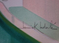 Quiet Canal in Venice - Original handsigned lithograph