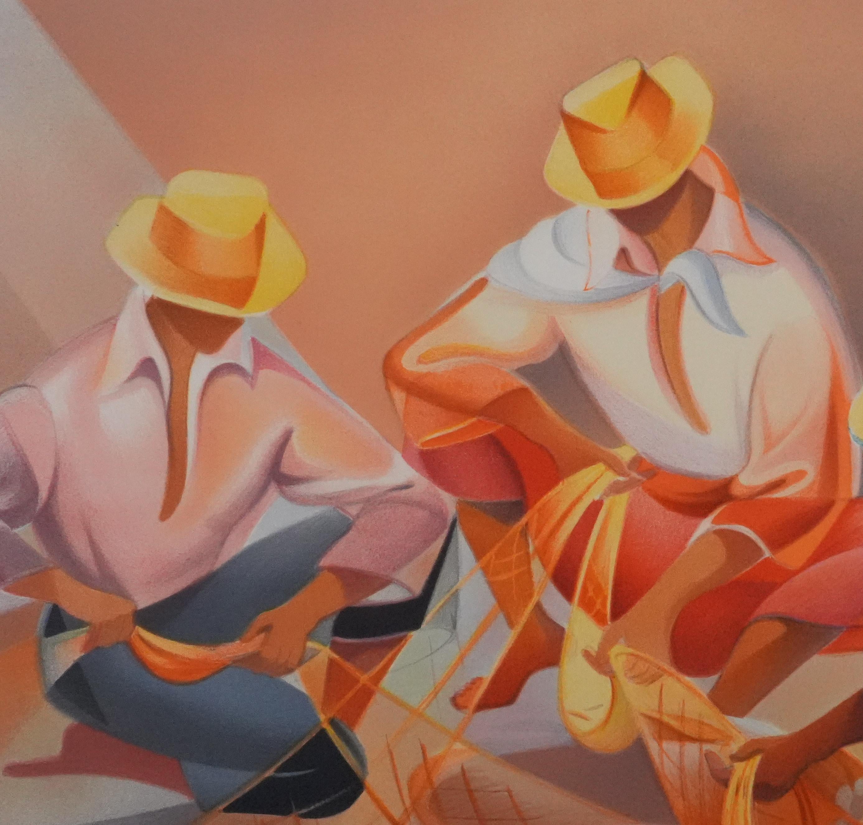 Janick LEDERLE
The Fisherman's Work

Original lithograph (Mourlot)
Handsigned in pencil
Numbered on /275 copies
On vellum 54 x 75 cm (c. 21.2 x 29.5 in)

Excellent condition