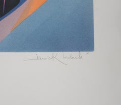 The Flute Player - Original Handsigned Lithograph