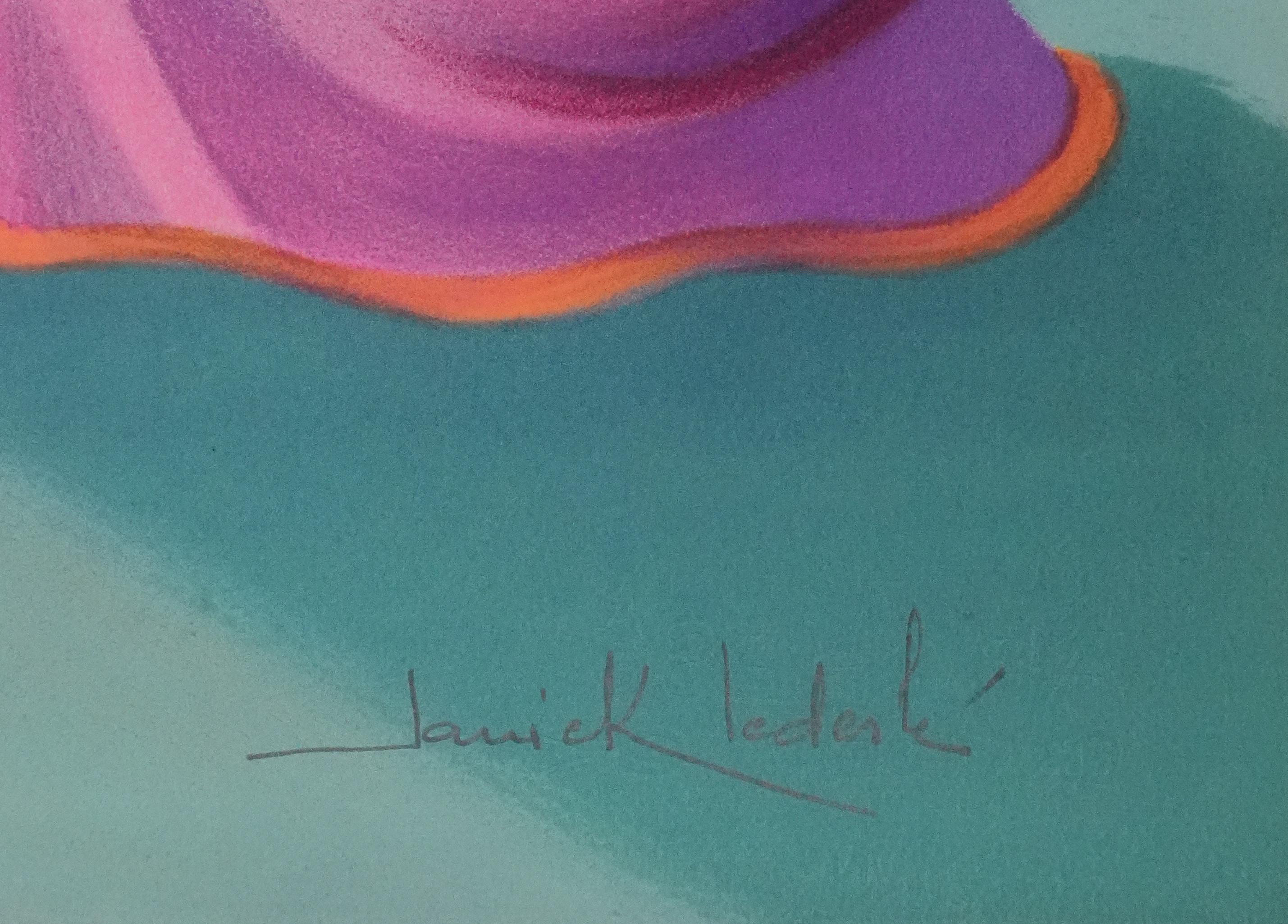 The Seamstresses - Original Handsigned Lithograph - Print by Janick Lederle