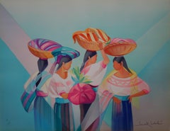 Women of Guatemala - Original handsigned lithograph
