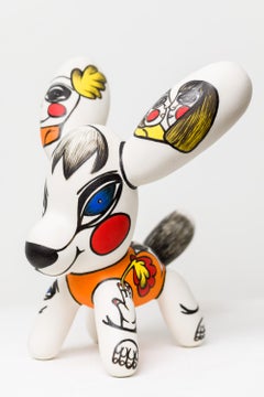 "Afternoon Gathering", Handbuilt Contemporary Figurative Sculpture in Stoneware