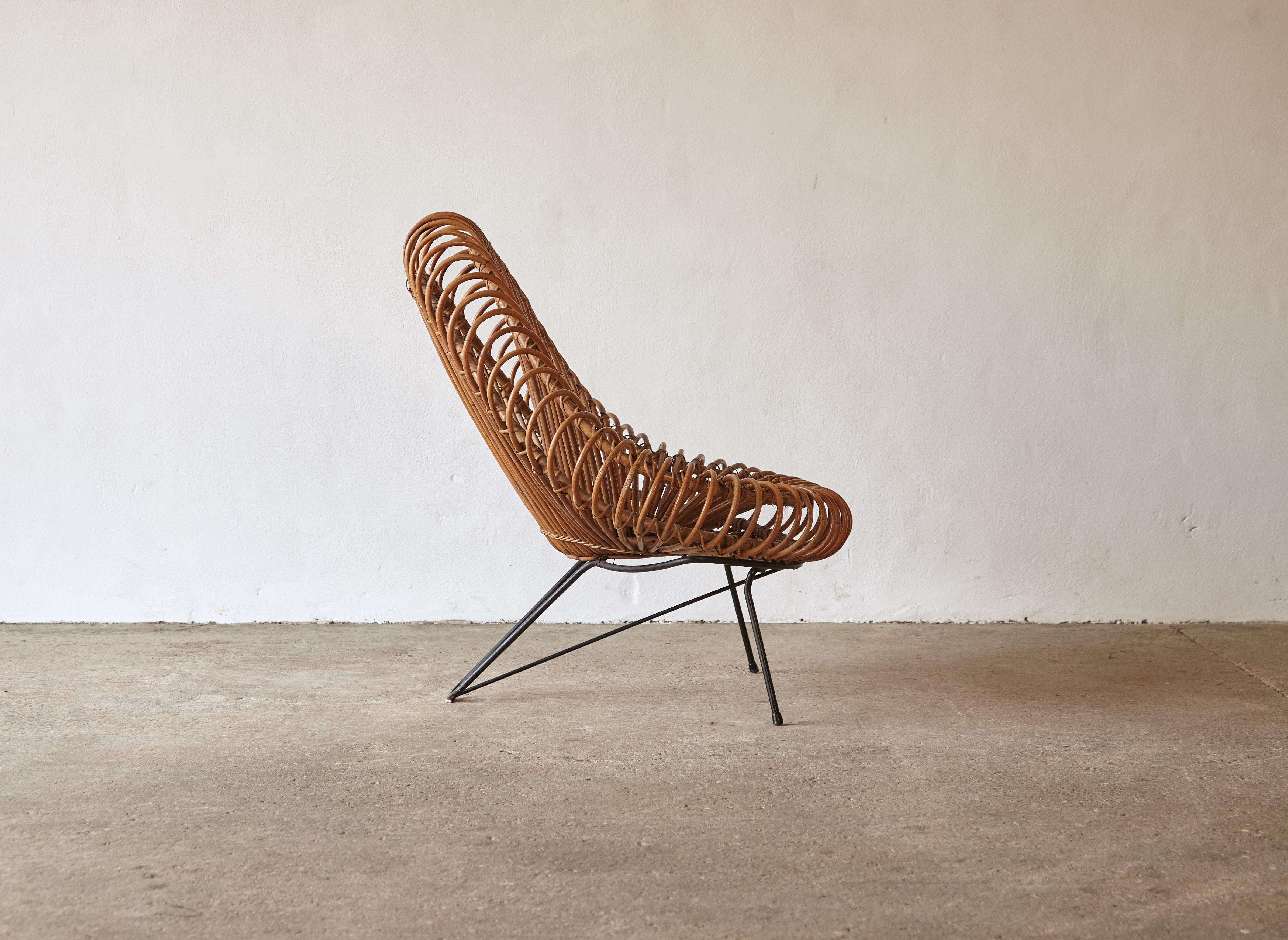 Janine Abraham & Dirk Jan Rol Chair for Rougier, France, 1950s For Sale 8