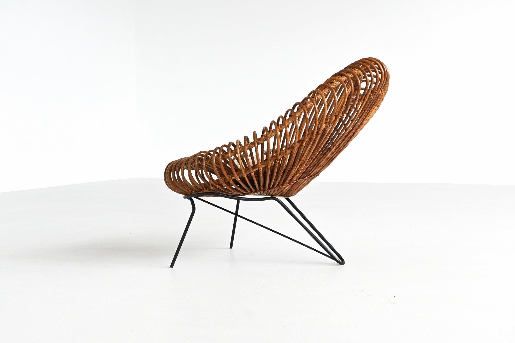 Janine Abraham & Dirk Jan Rol lounge chair Rougier France 1950 7