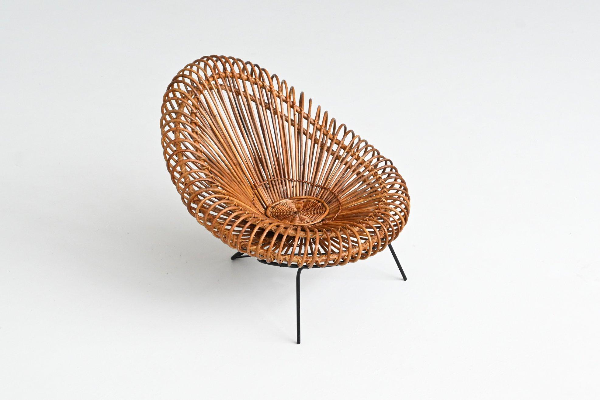 Janine Abraham & Dirk Jan Rol lounge chair Rougier France 1950 9
