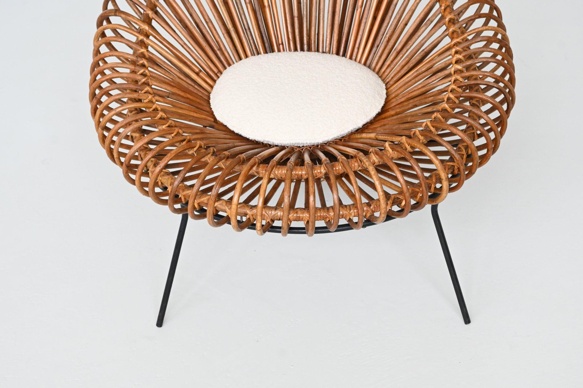 Janine Abraham & Dirk Jan Rol lounge chair Rougier France 1950 1