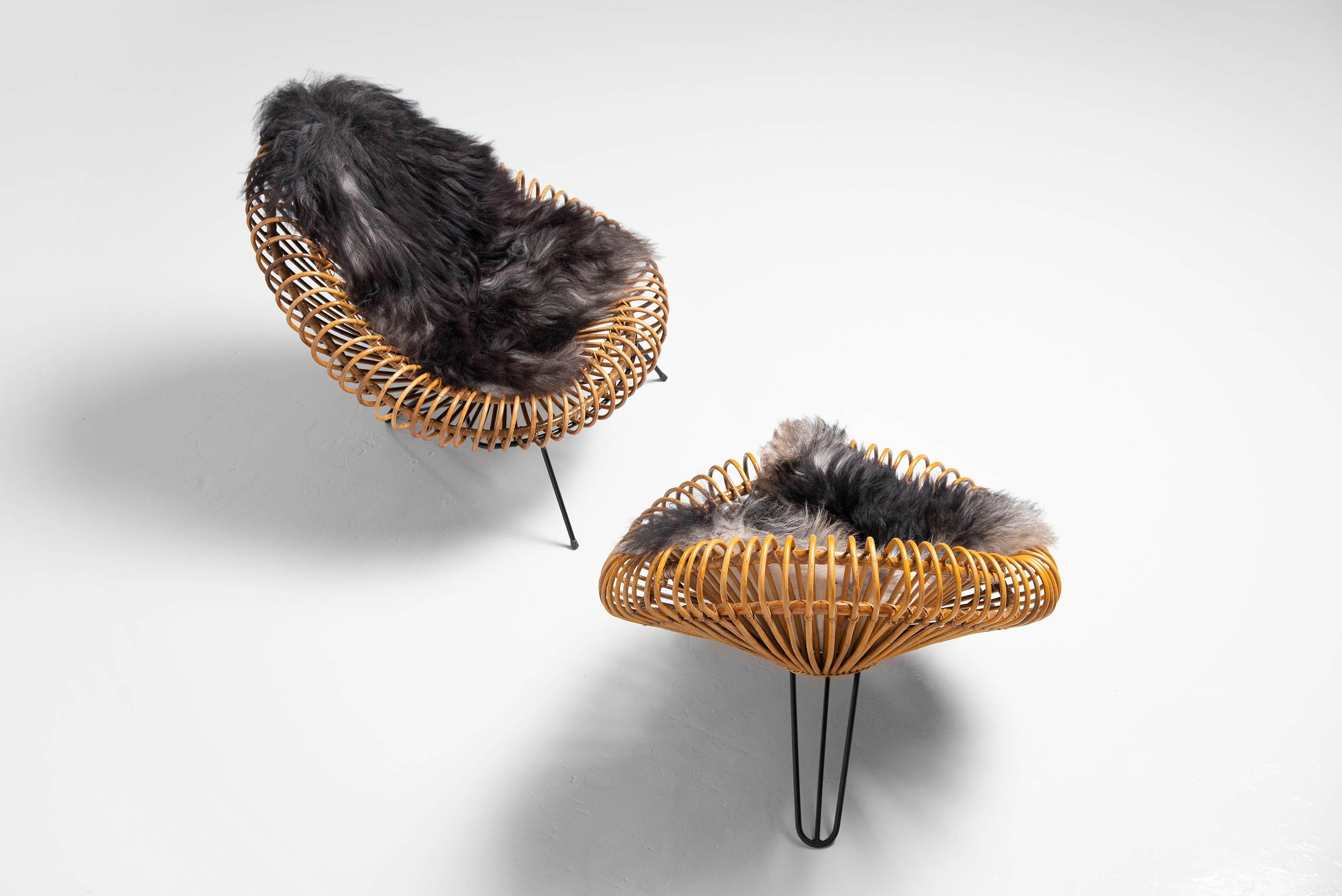 Janine Abraham and Dirk Jan Rol Sillones de salón Francia 1950 Moderno de mediados de siglo en venta