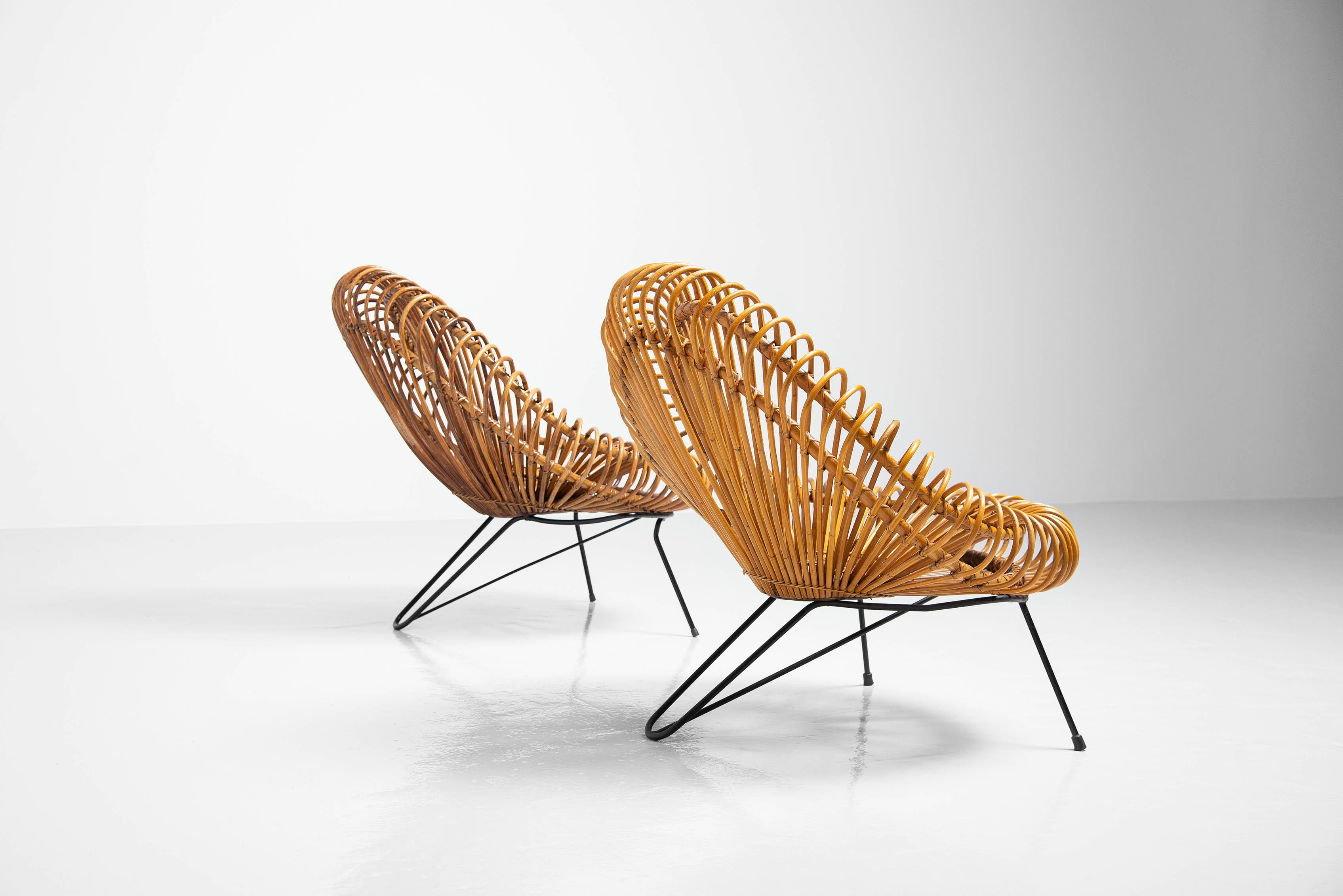 Janine Abraham and Dirk Jan Rol Sillones de salón Francia 1950 en Bueno estado para la venta en Roosendaal, Noord Brabant