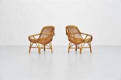 Janine Abraham Dirk Jan Rol Mantis Lounge Chairs, France, 1950s