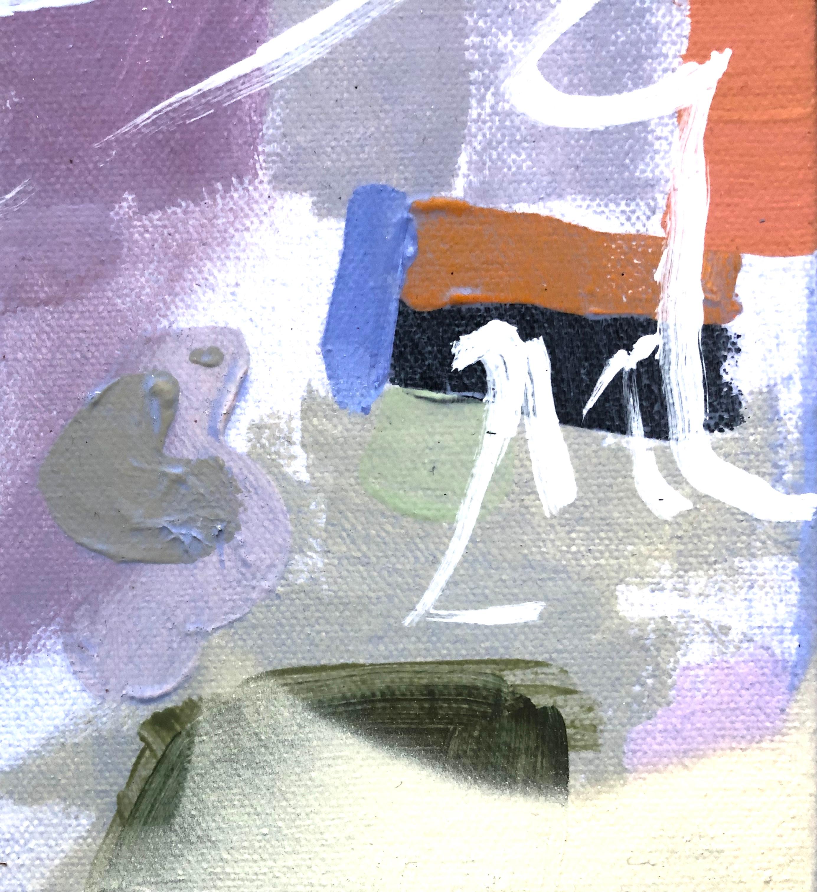 Fragranza - Abstract Painting Grigio di Janine Etherington