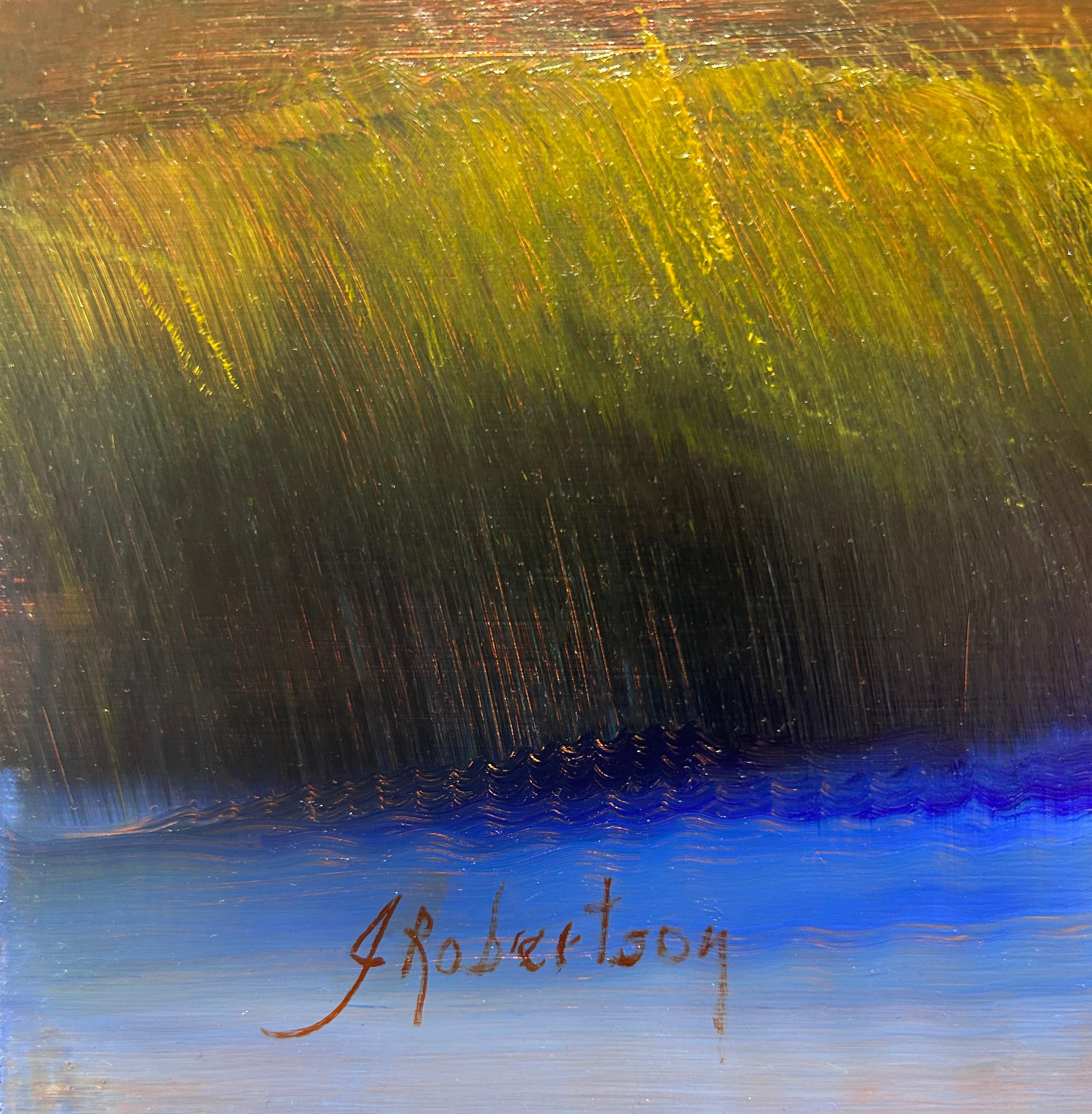 Janine Robertson, „Voluminous“, Leuchtende Landschaft, 24x36, Ölgemälde im Angebot 4