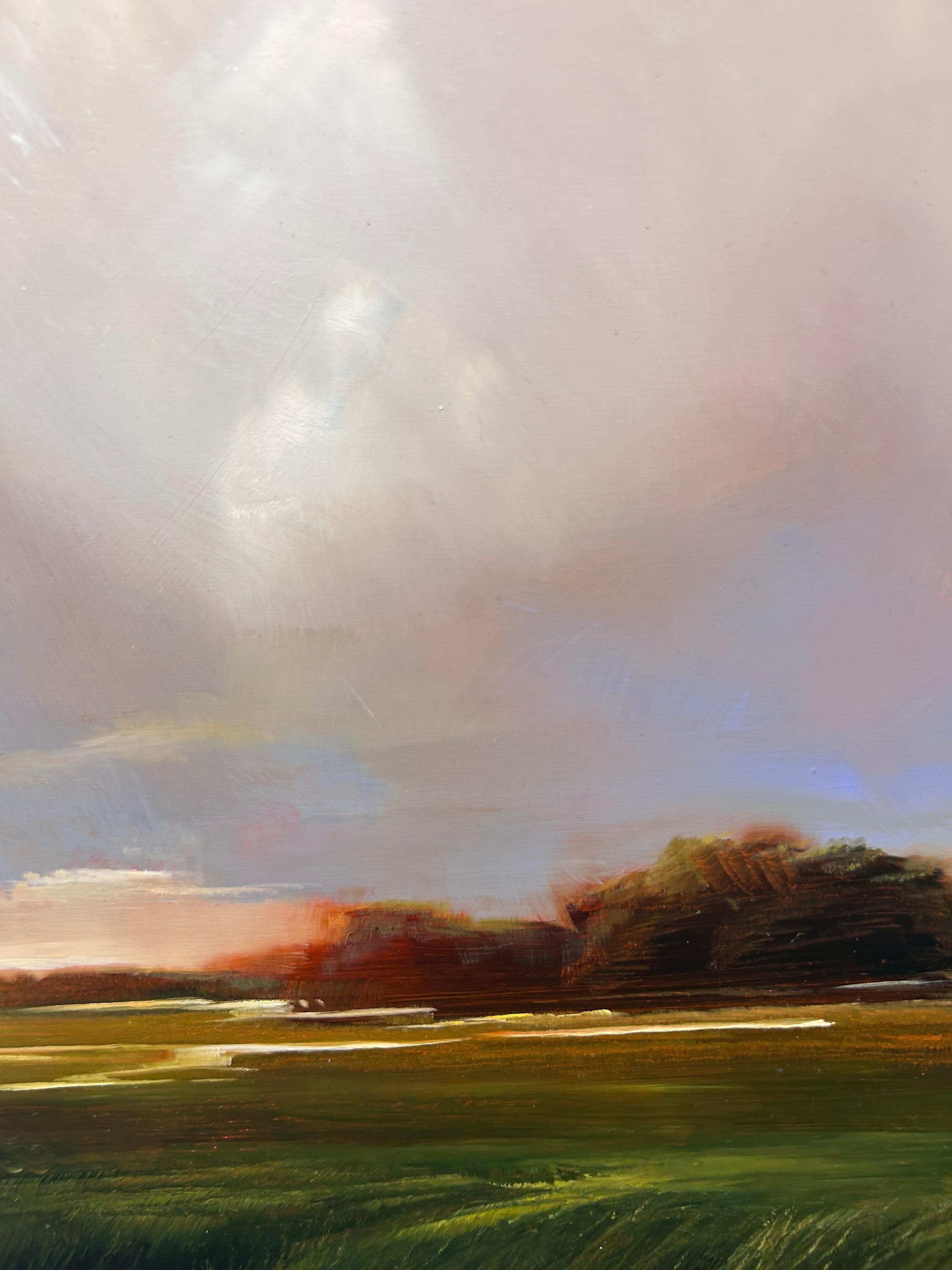 Janine Robertson, „Voluminous“, Leuchtende Landschaft, 24x36, Ölgemälde im Angebot 6