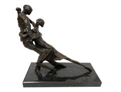 Janine Van Dijk, Bronze Sculpture Dancing Couple, 2002
