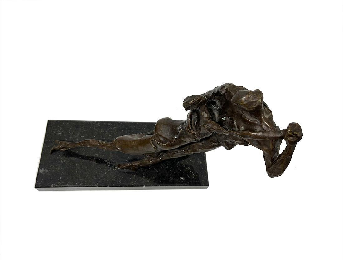 Dutch Janine Van Dijk, Bronze Sculpture Dancing Couple, 2002 For Sale