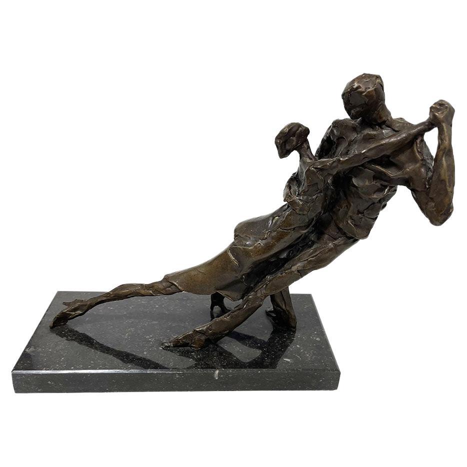 Janine Van Dijk, Bronze Sculpture Dancing Couple, 2002 For Sale