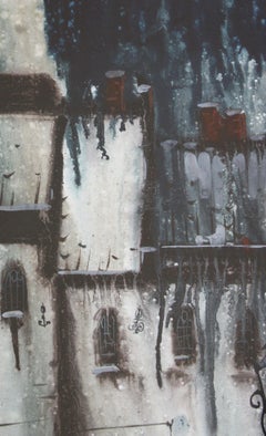 Vieja Riga. 1982, papel, acuarela, 60x32 cm