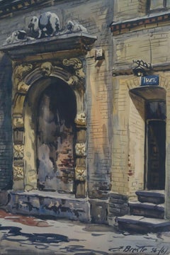 Portal. 1956. Paper, watercolor, 75x55 cm