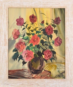 Blumenstillleben. 1977. Papier, Aquarell, 74 × 60 cm. Unterzeichnet