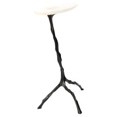 Janis Drink Table with Onyx Top by Fakasaka Design