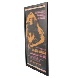 Janis Joplin True Vintage 50" x 29" Madison Square Garden Lithograph Poster 1969