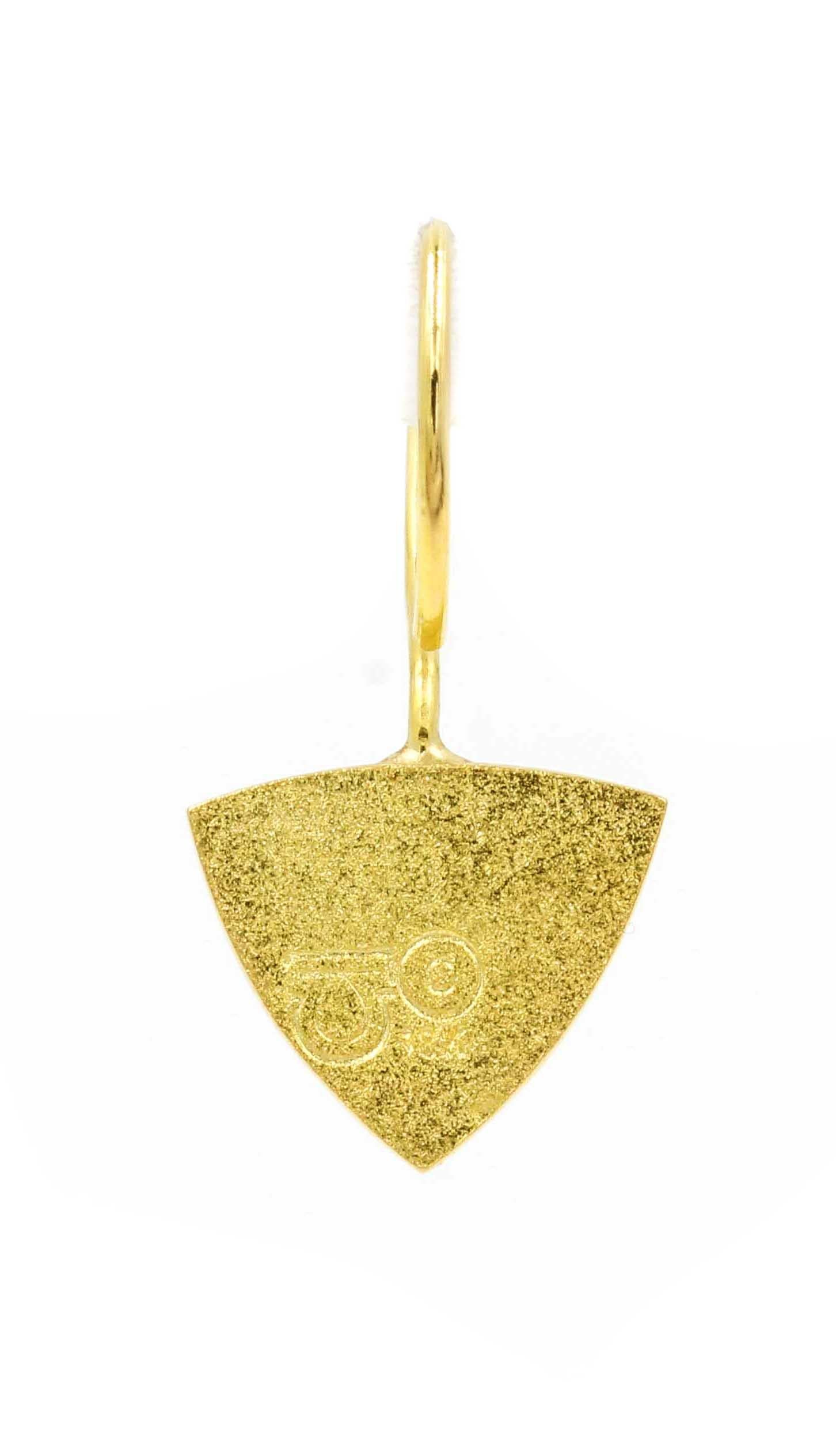 Janis Kerman, Gold and Diamond Earrings, 18 Karat Gold Diamond