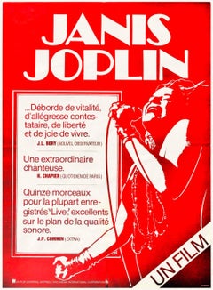 Janis Original Poster, 1974
