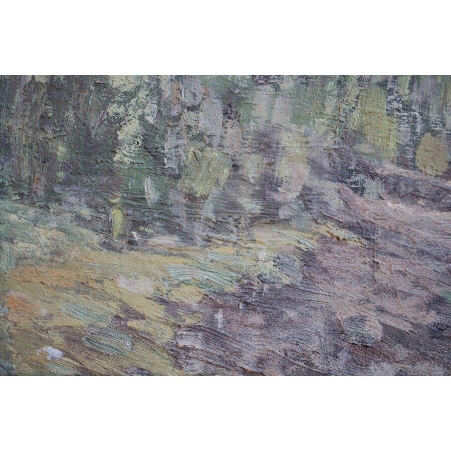 Costa del lago. Óleo sobre tabla, 35,5x47,5 cm en venta 2