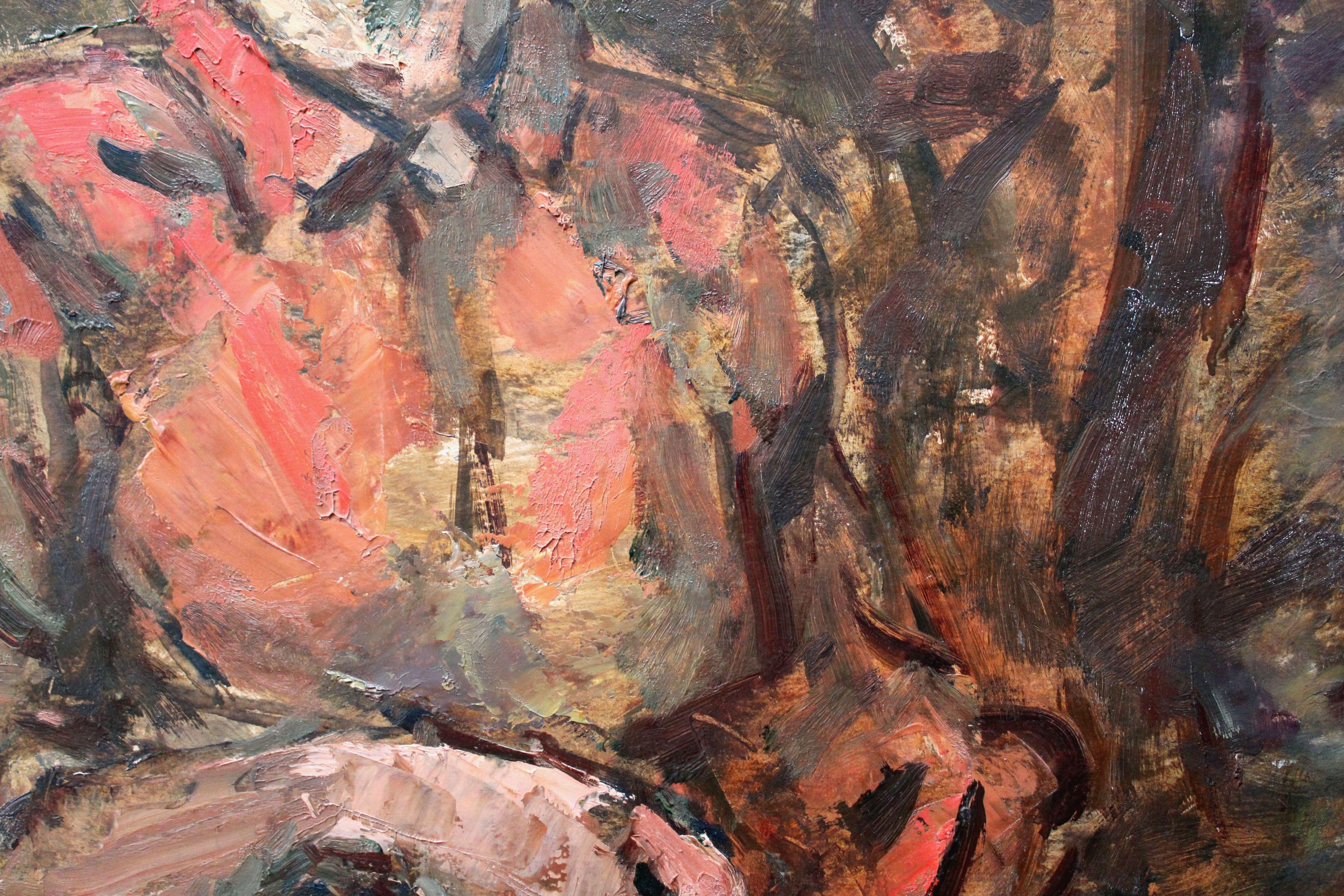 En el jardín de otoño. Óleo sobre cartón, 80x57 cm

Janis Rikmanis (1901.5.IV - 1968.25.III)
Graduado en el Estudio de Pintura Figurativa de la Academia de Arte de Letonia (1931).
Participó en exposiciones desde 1929.
Realizó autoexposiciones en