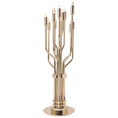 Janis Table Lamp in Gold-Plated and Brass