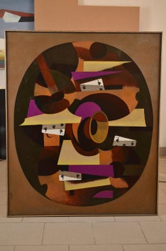 Game XIII. 2004. Canvas, oil. 100x120 cm. Signed.