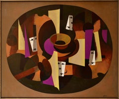 Game XIII. 2004. Canvas, oil. 100x120 cm. Signed.
