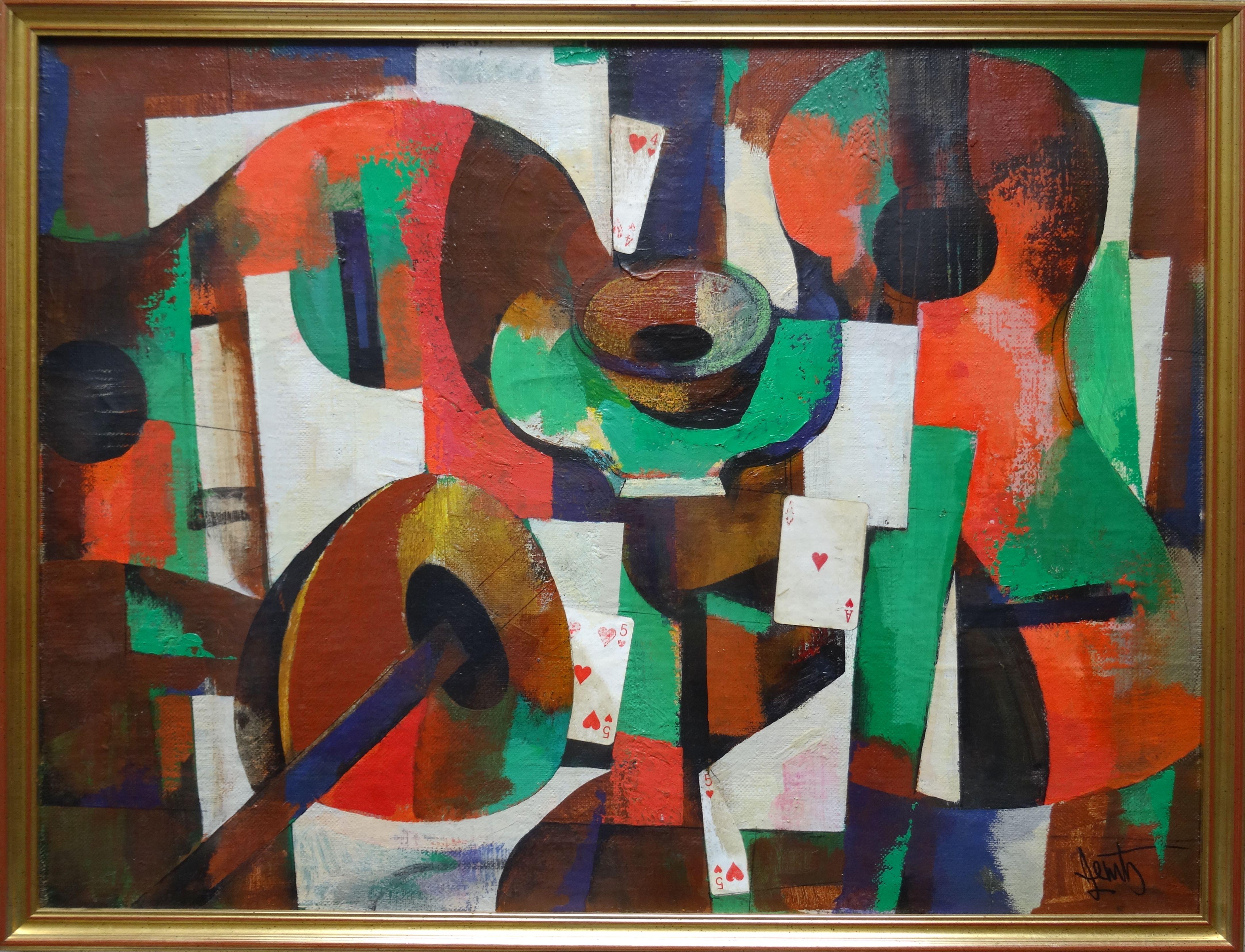 Motive. 1990. Canvas, oil, 60x80 cm