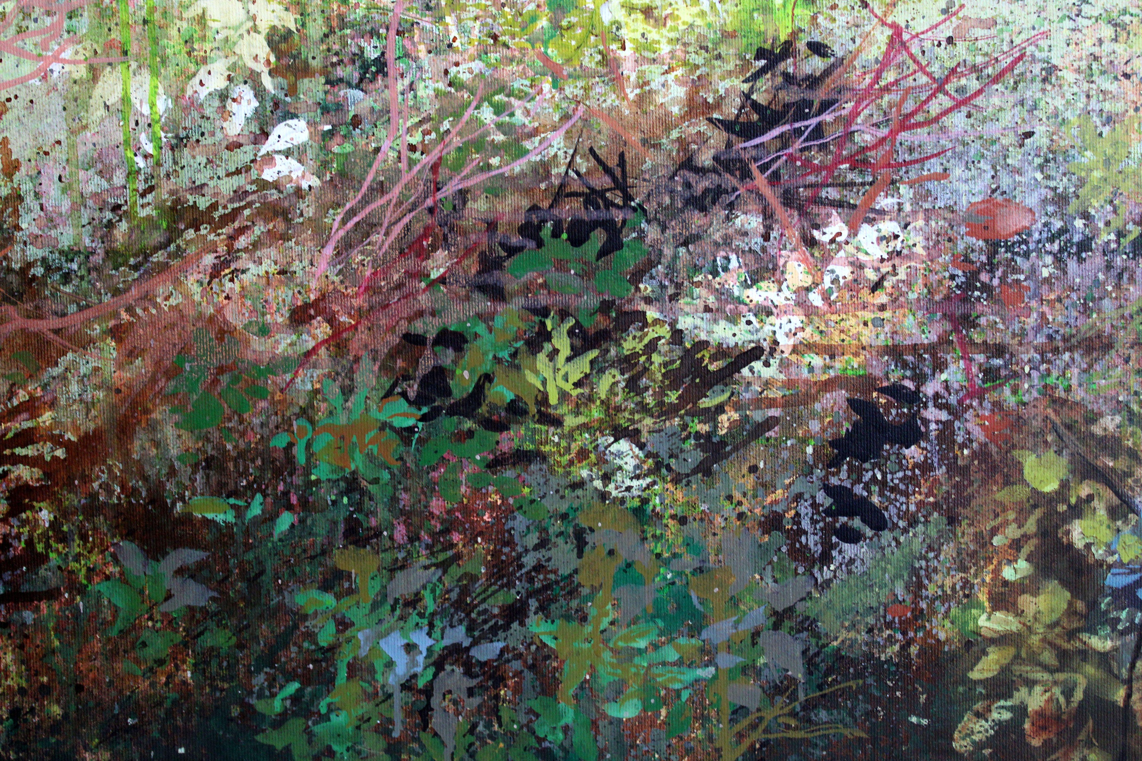 On the forest trail. 2023., Leinwand, Acryl, 90x120 cm im Angebot 2