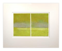 Celedon Mist (Abstract painting)