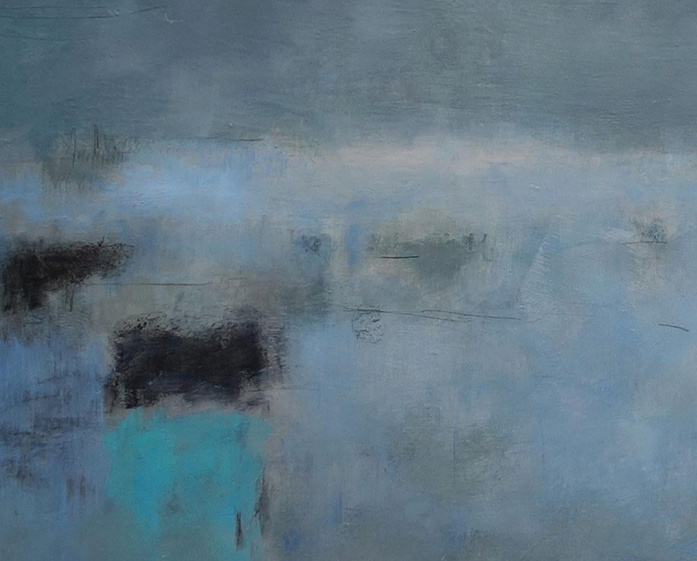 La Pré de Nuit (Pittura astratta) - Painting Astratto di Janise Yntema