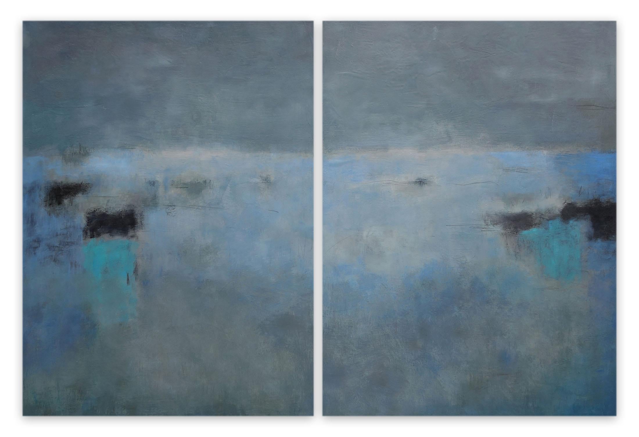 Abstract Painting di Janise Yntema - La Pré de Nuit (Pittura astratta)