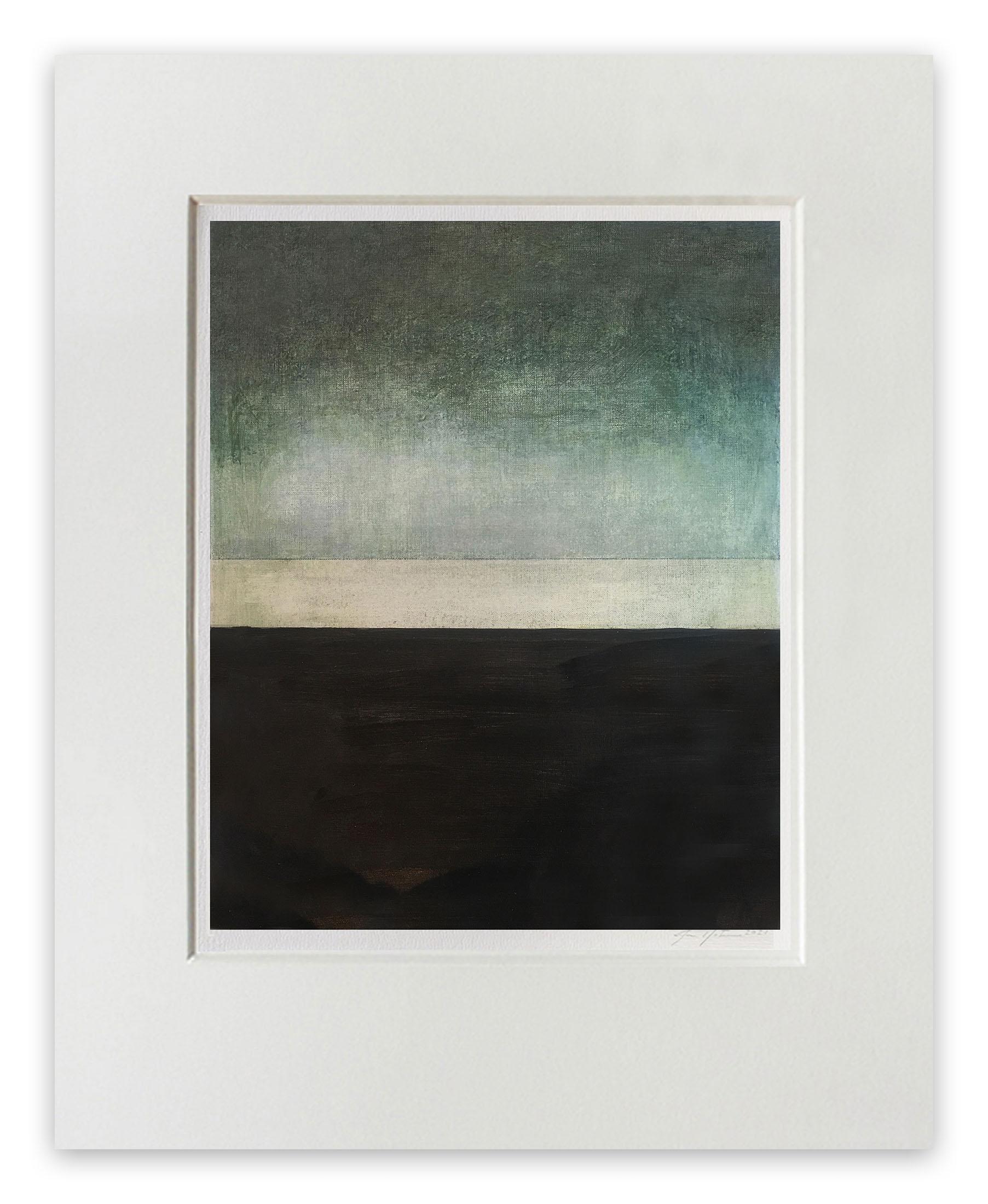 Abstract Painting di Janise Yntema - Silenzio lineare (Pittura astratta)