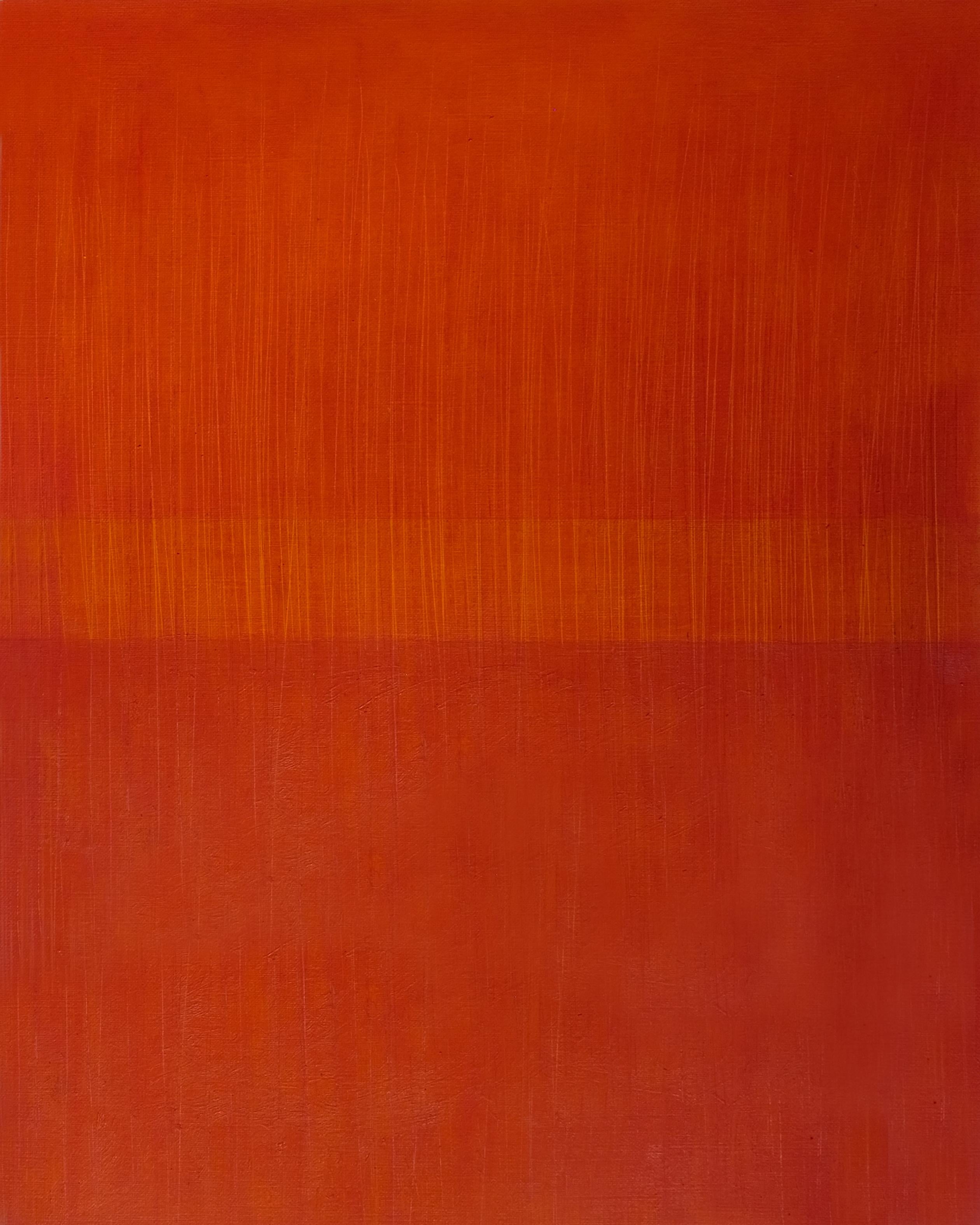 Arancione lineare (Pittura astratta)

Cera fredda e olio su carta intelata - Senza cornice

L'opera è opaca, le dimensioni dell'immagine sono 40 x 32 cm / 15,7 x 12,2 in

All'interno del costrutto minimalista, queste opere su carta esplorano