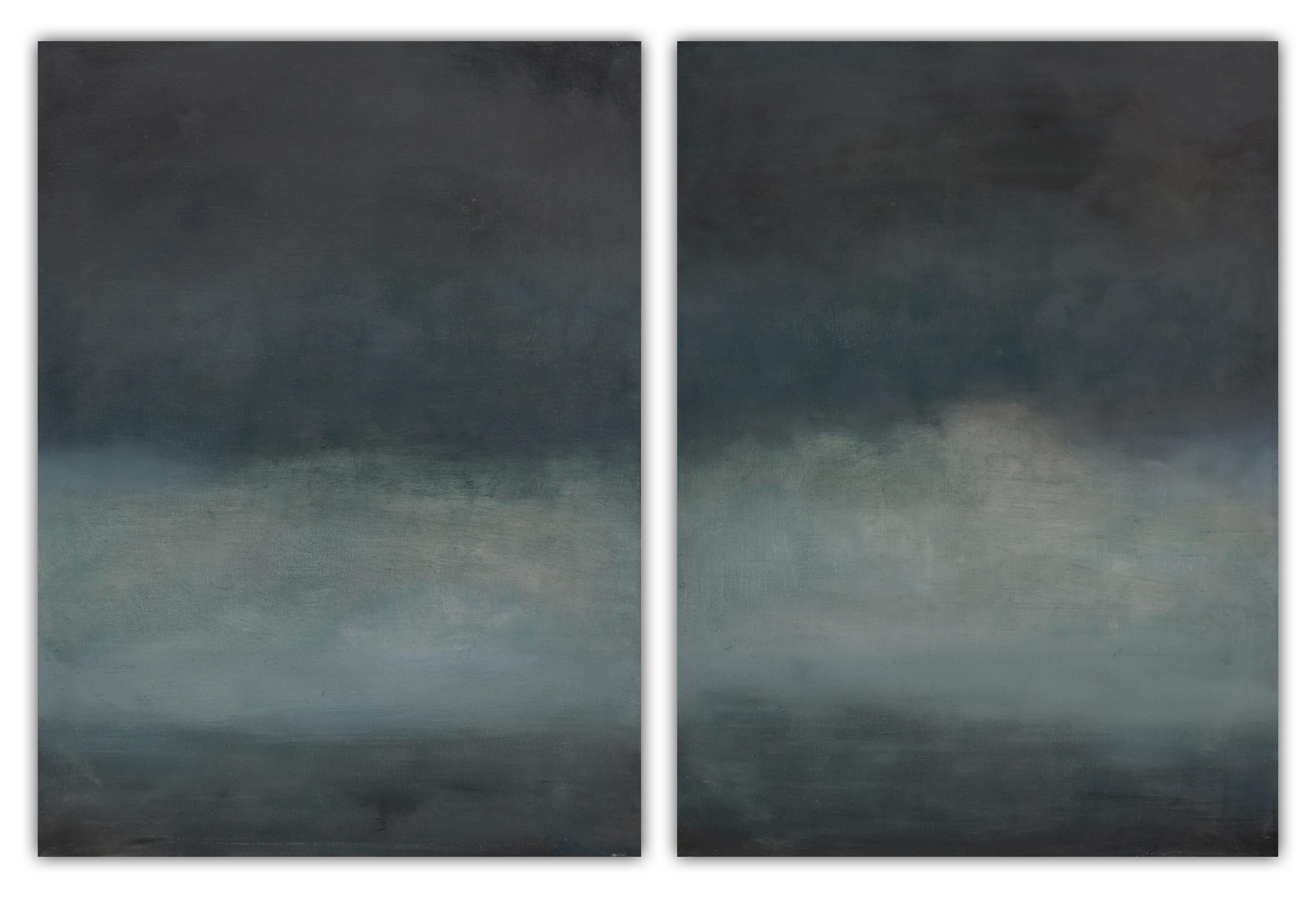 Night Spirits (Abstract Painting)