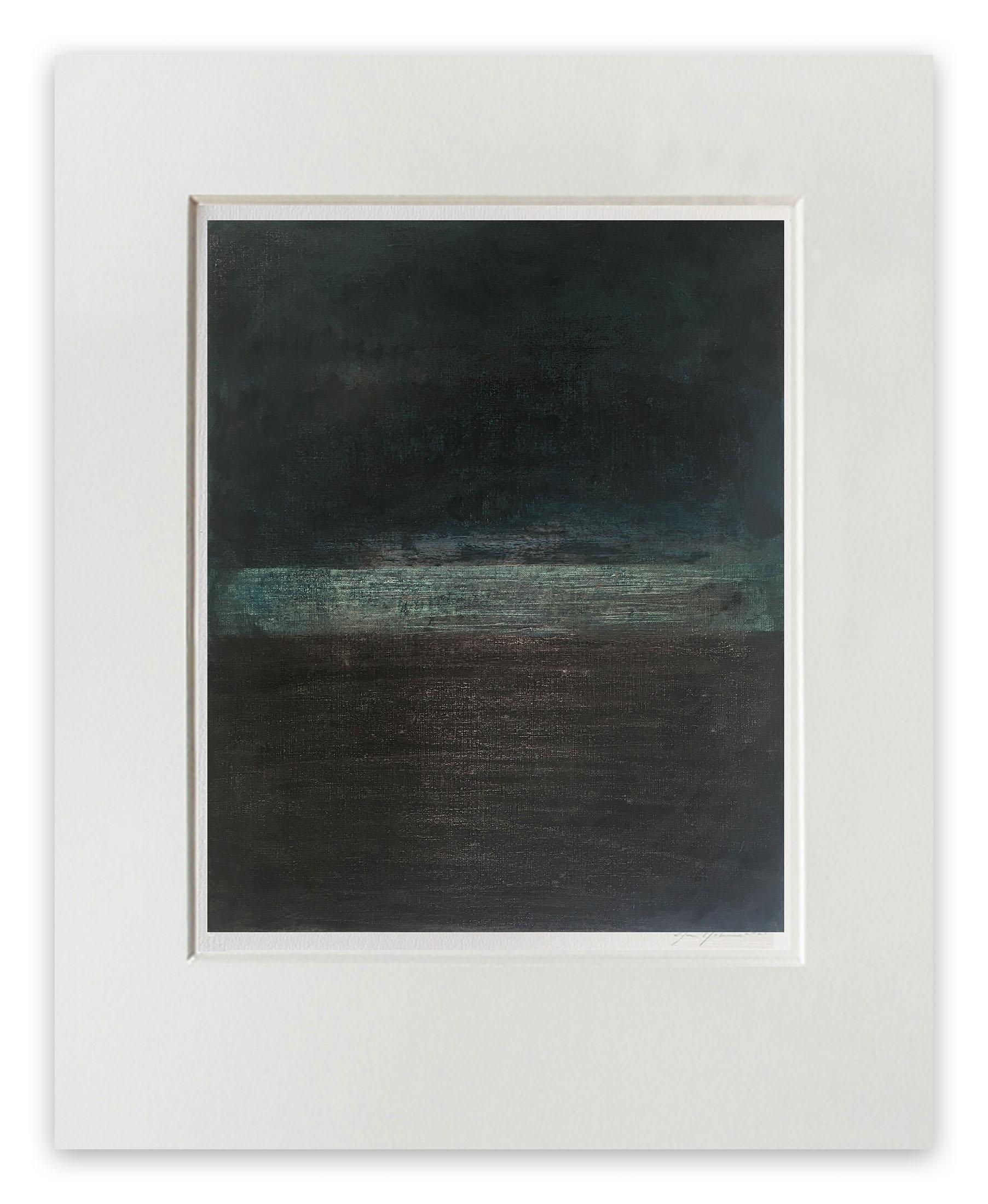 Abstract Painting di Janise Yntema - Vibrazione riflessiva (Pittura astratta)