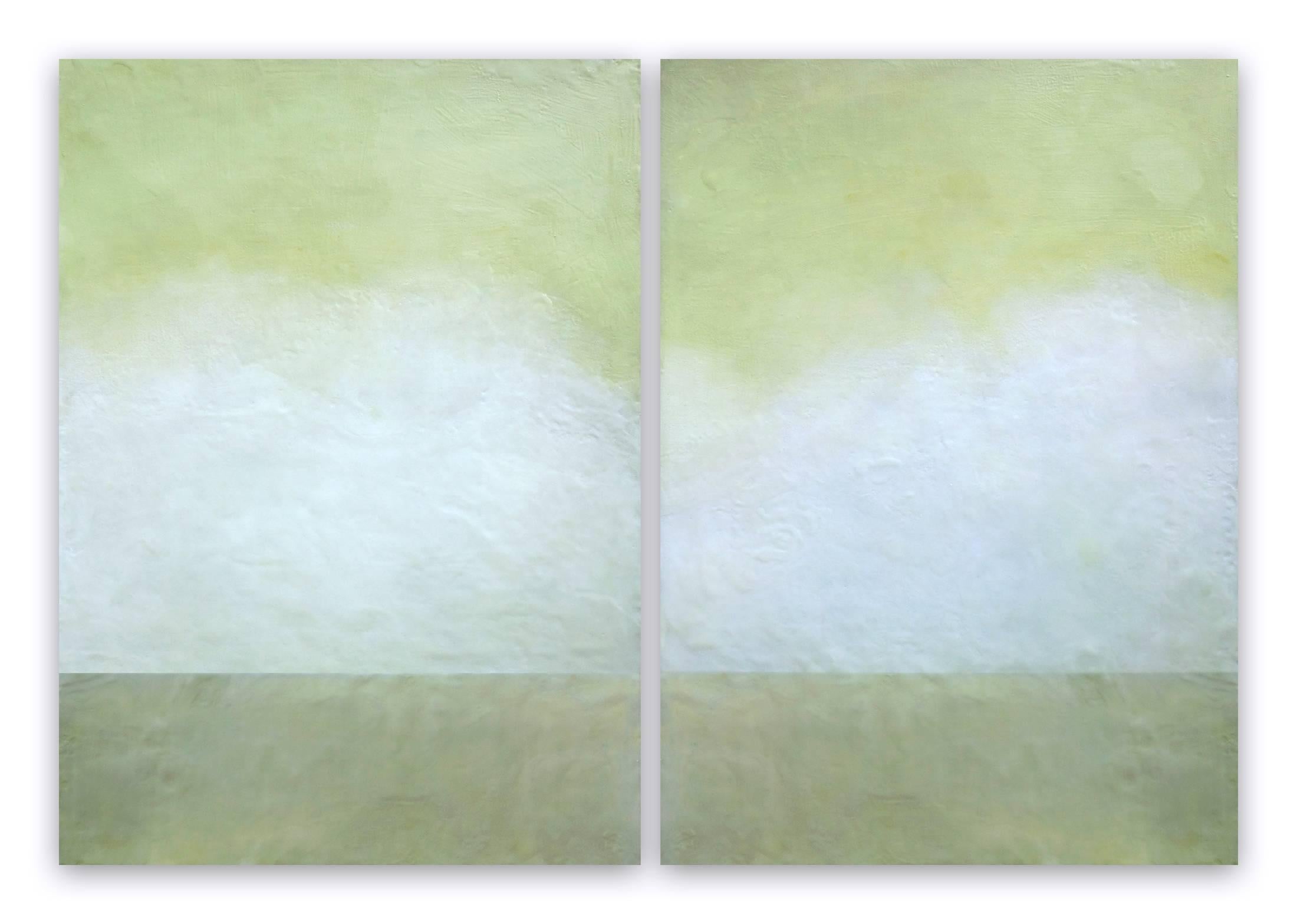 Abstract Painting di Janise Yntema - Il sussurro della solitudine (Pittura astratta)