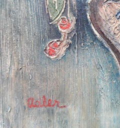 Jarrón de flores de terracota - Arte polaco británico de los años 20