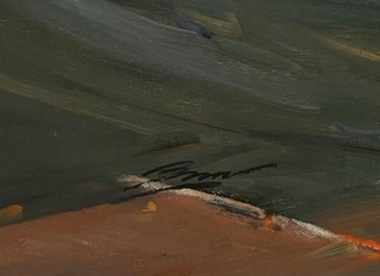 „Long, Long Way From Home“ (1999) von Jann T. Bass, Original-Ölgemälde im Angebot 7
