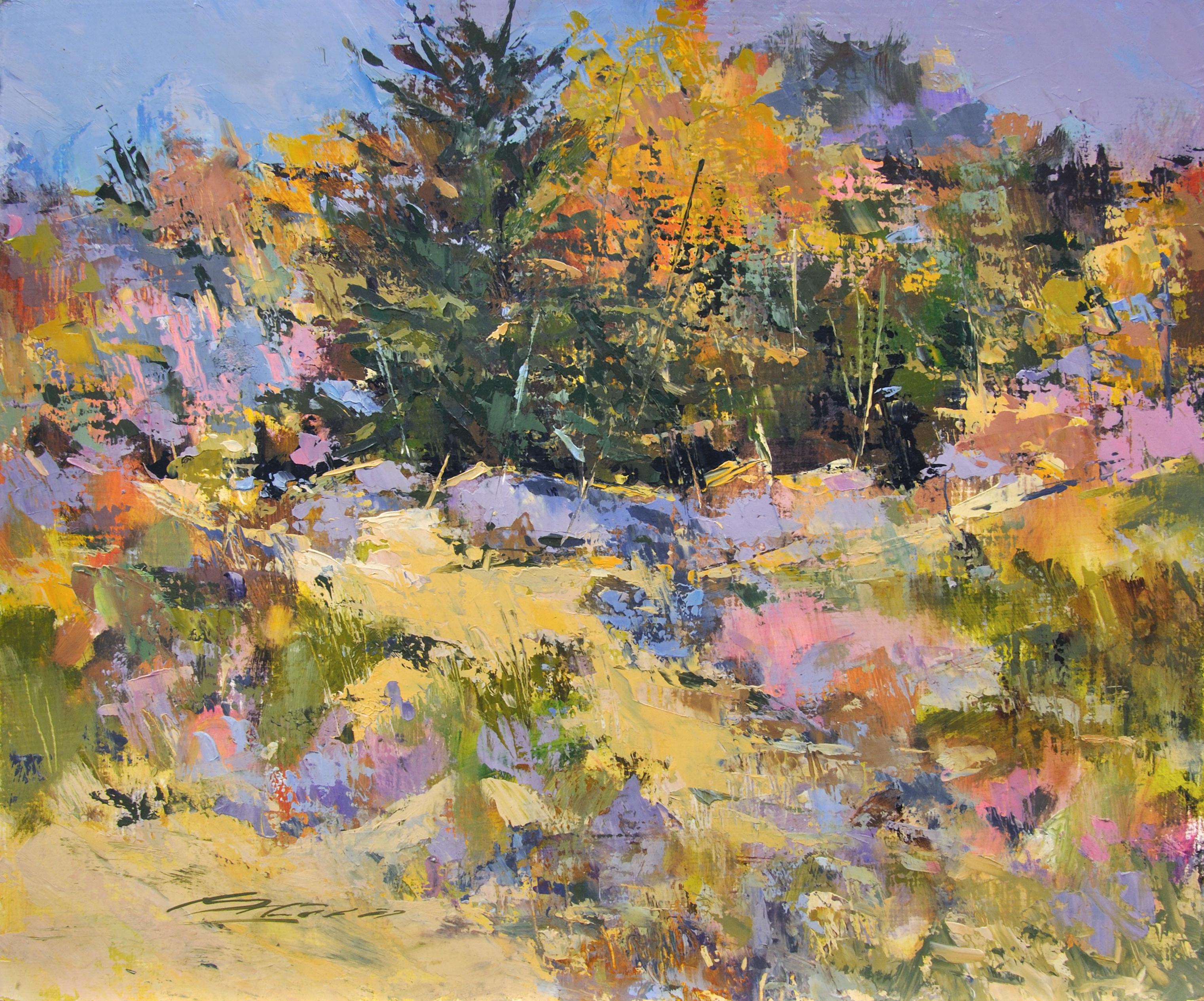 "Sarabono" (2009) di Jann T. Bass, Pittura ad olio originale di paesaggio