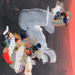 Another Religious Cloud Painting, Janna Watson, 2018, Mixed Media on Panel
