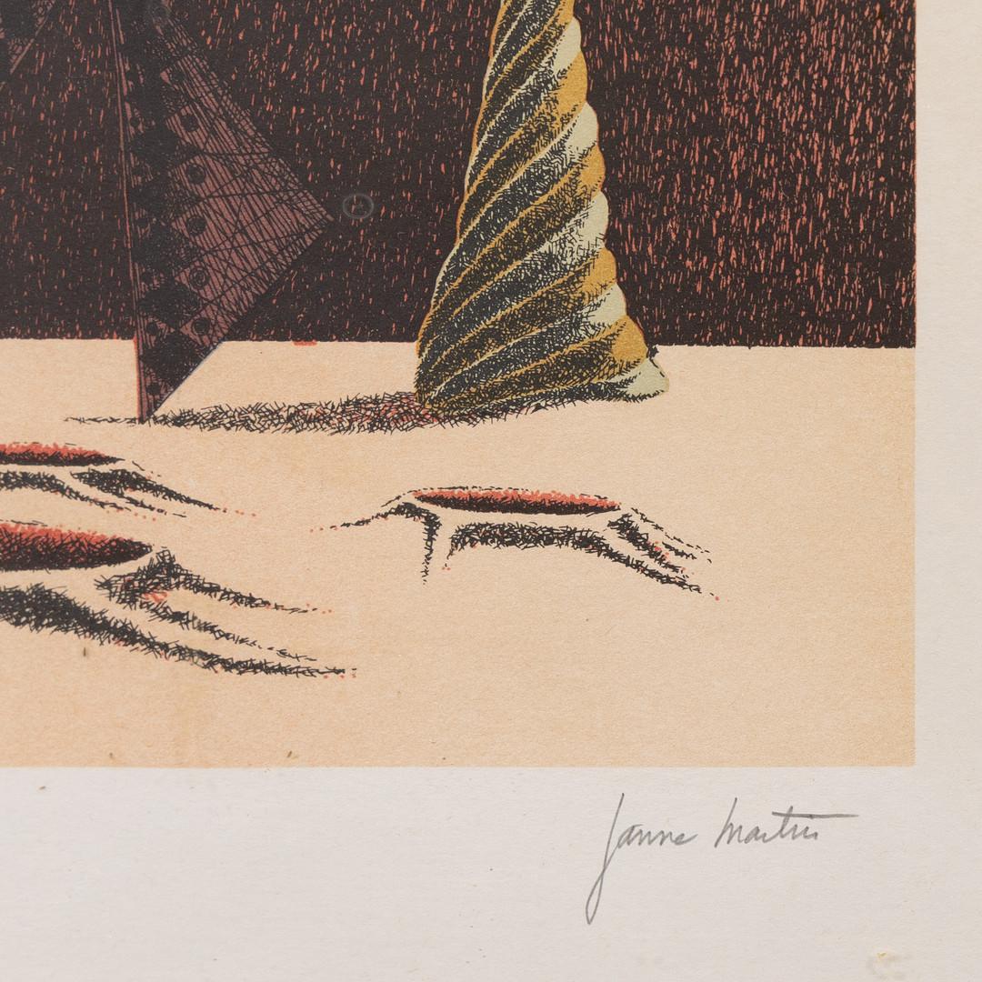 Janne Martin Komposition, Lthograph, Signiert und nummeriert (Ende des 20. Jahrhunderts) im Angebot